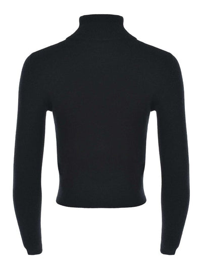 Maglione A Collo Alto In Lana E Cashmere