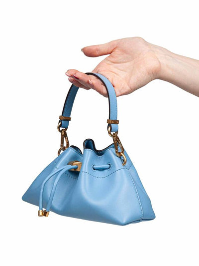 Mini Borsa Bon Bon In Pelle Colore Celeste