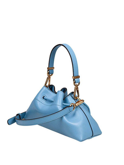 Mini Borsa Bon Bon In Pelle Colore Celeste