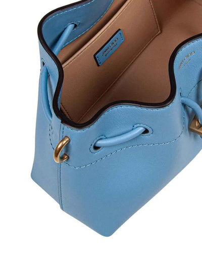 Mini Borsa Bon Bon In Pelle Colore Celeste