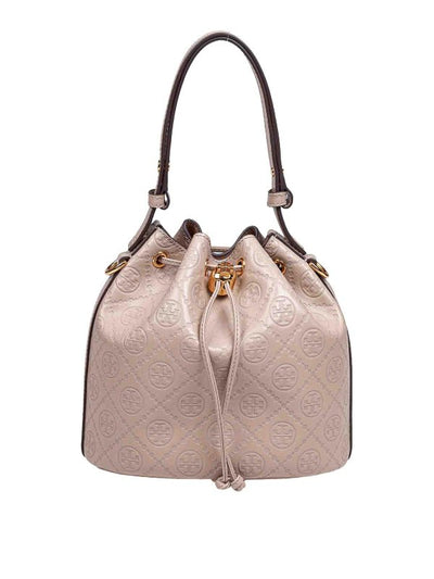 Borsa Secchiello In Pelle Monogram