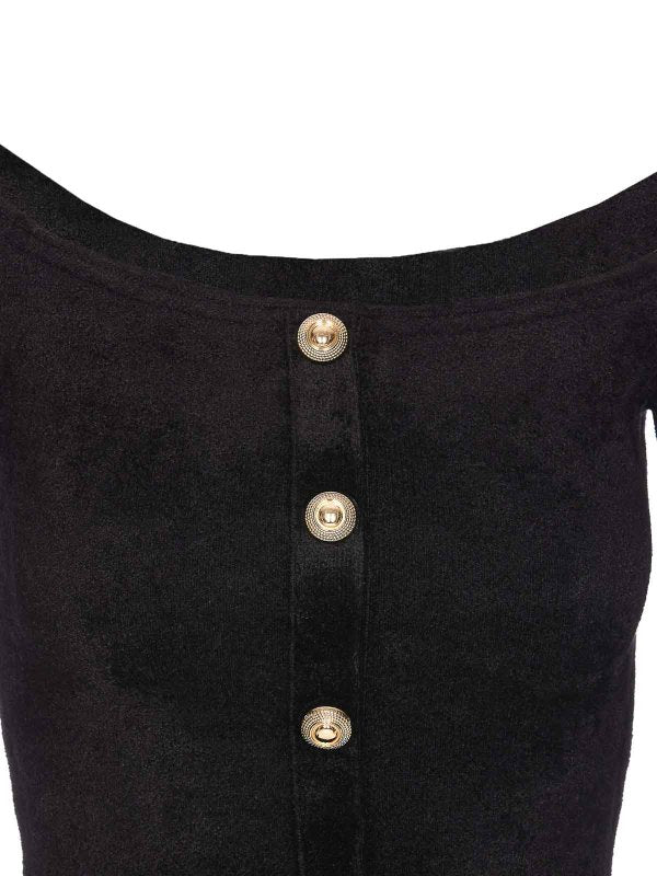 Minivestito  In Maglia Di Ciniglia