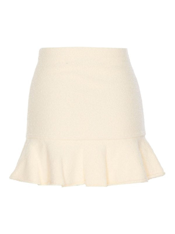 Minigonna In Morbida Maglia