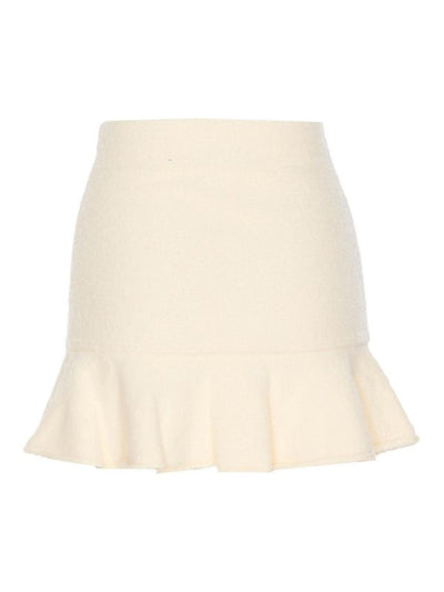 Minigonna In Morbida Maglia