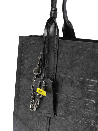 La Borsa Tote Grande Metallizzata Invecchiata