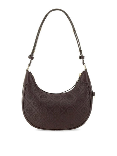 Borsa A Mezzaluna Con Monogramma T