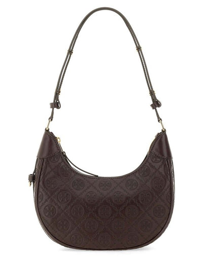 Borsa A Mezzaluna Con Monogramma T