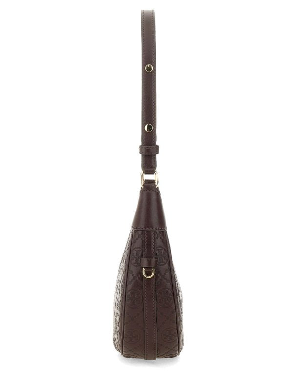 Borsa A Mezzaluna Con Monogramma T