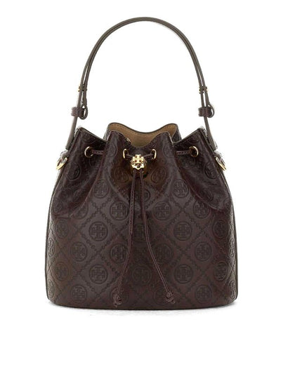 Borsa A Secchiello Con Monogramma T