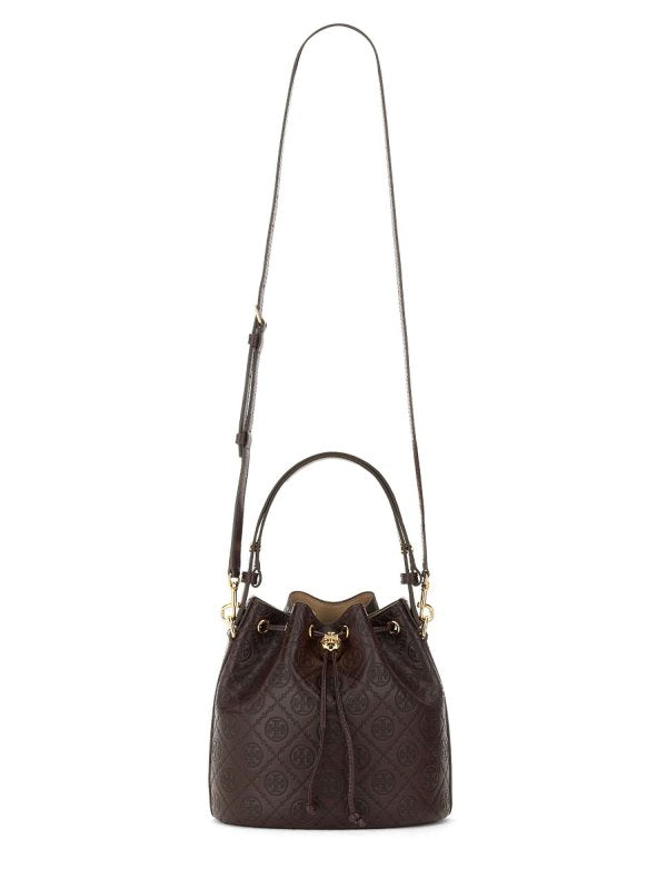 Borsa A Secchiello Con Monogramma T