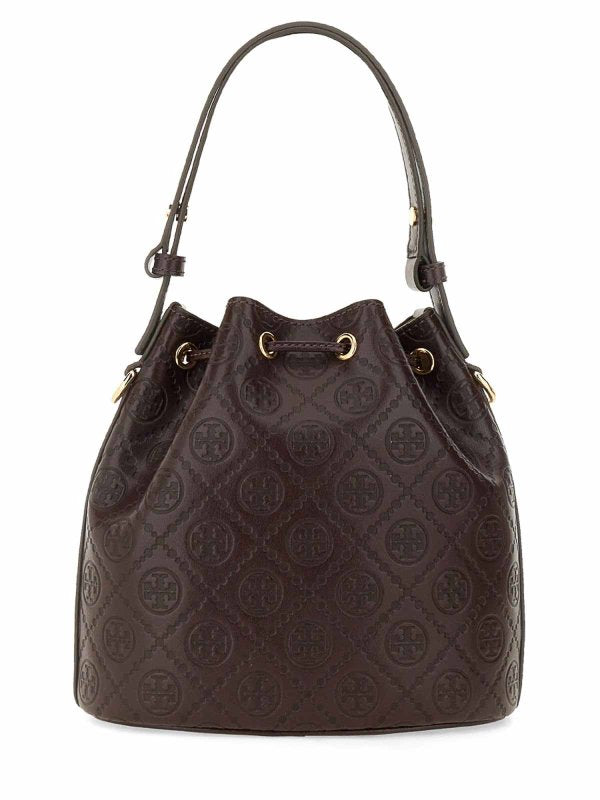 Borsa A Secchiello Con Monogramma T