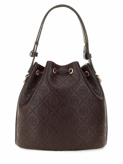 Borsa A Secchiello Con Monogramma T