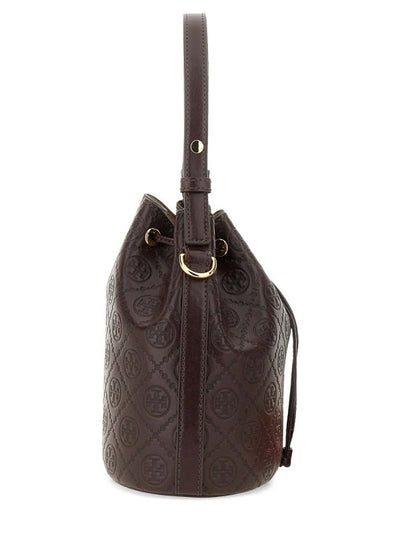 Borsa A Secchiello Con Monogramma T