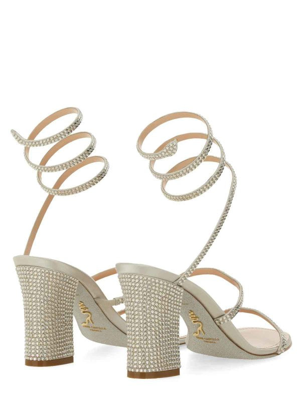 Sandalo Con Strass