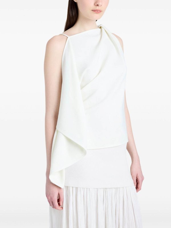 Alyssa Top In Matte Double Crepe