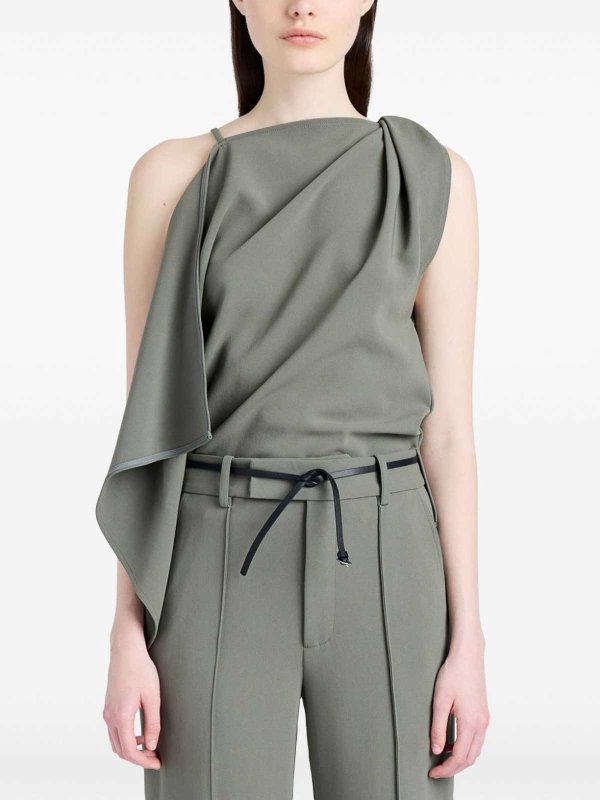Alyssa Top In Matte Double Crepe