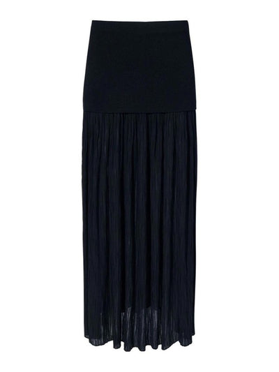 Gonna Paige In Crepe Di Chiffon Plissettata