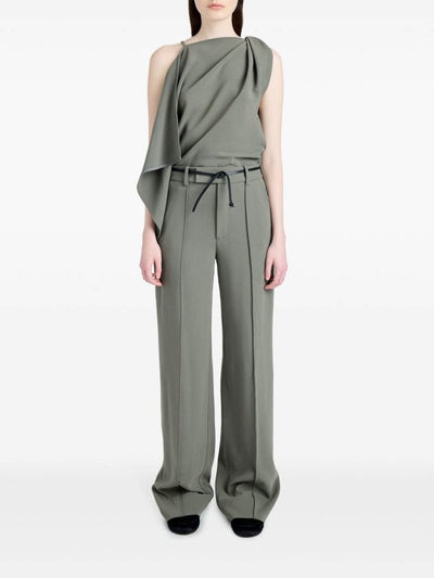 Pantaloni Weyes In Doppio Crãªpe Opaco
