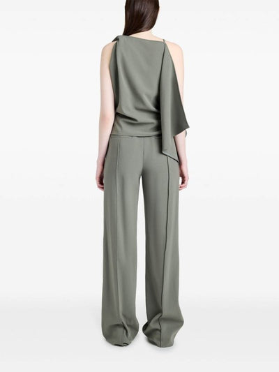 Pantaloni Weyes In Doppio Crãªpe Opaco