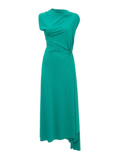 Vestito  Midi Drappeggiato Asimmetrico