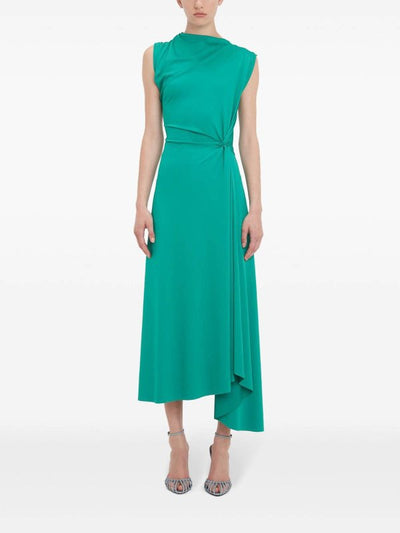 Vestito  Midi Drappeggiato Asimmetrico