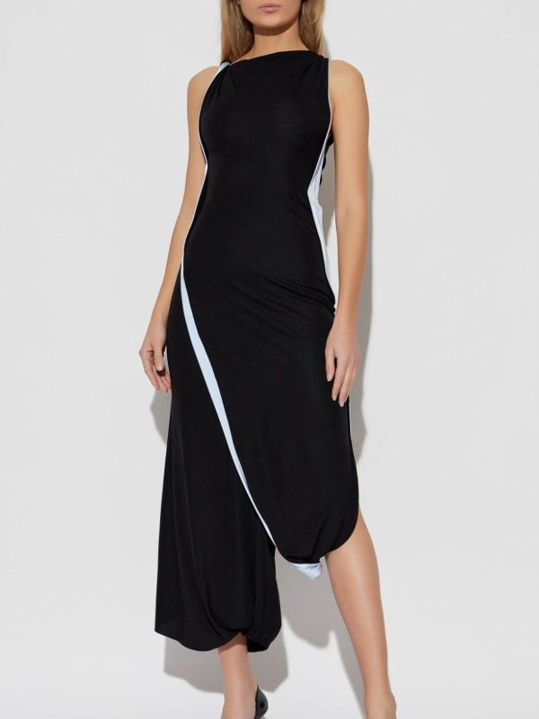 Vestito  In Jersey Bicolore