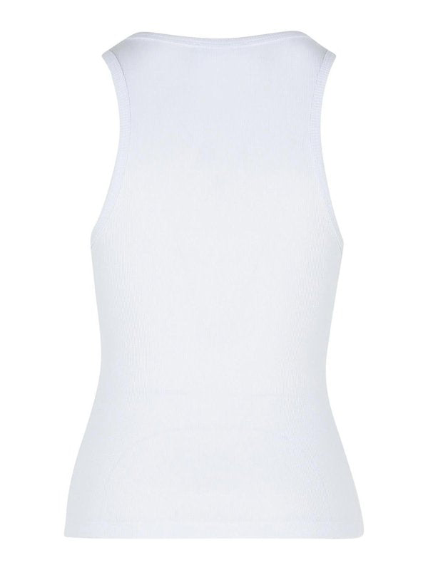 Canotta In Cotone Bianco