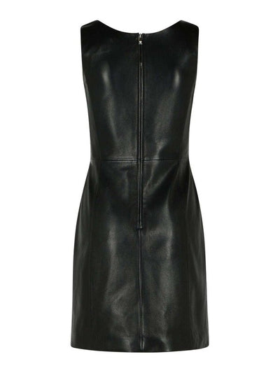 Vestito  In Pelle Nera