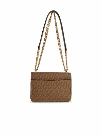 Borsa A Tracolla Claire In Pelle Beige