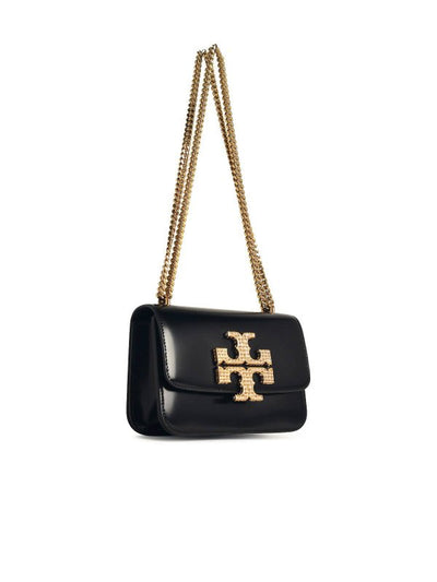 Borsa A Tracolla Eleanor In Pelle Nera