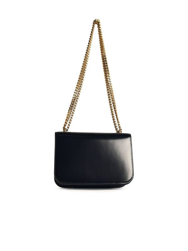 Borsa A Tracolla Eleanor In Pelle Nera