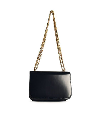 Borsa A Tracolla Eleanor In Pelle Nera