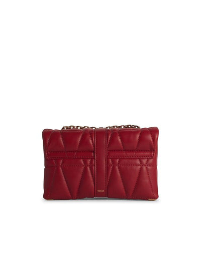 Borsa A Tracolla Cleio Piccola In Pelle Rossa