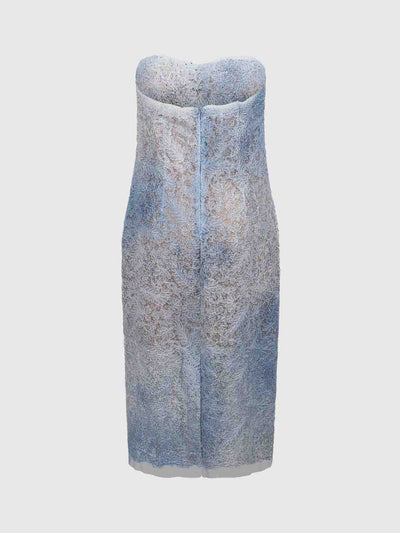 Abito Con Corsetto In Pizzo