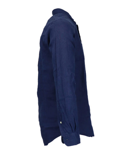 Camicia In Lino Navy