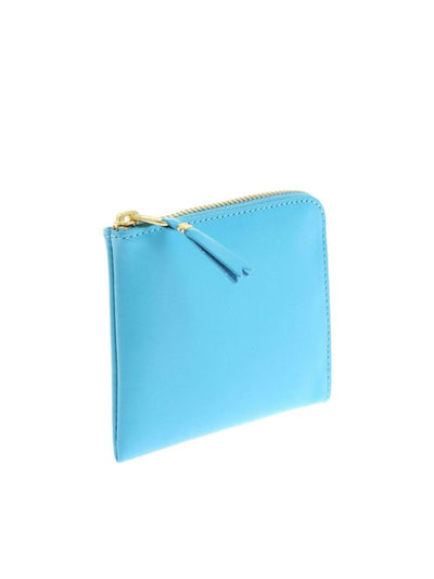 Porta Monete Azzurro Con Zip