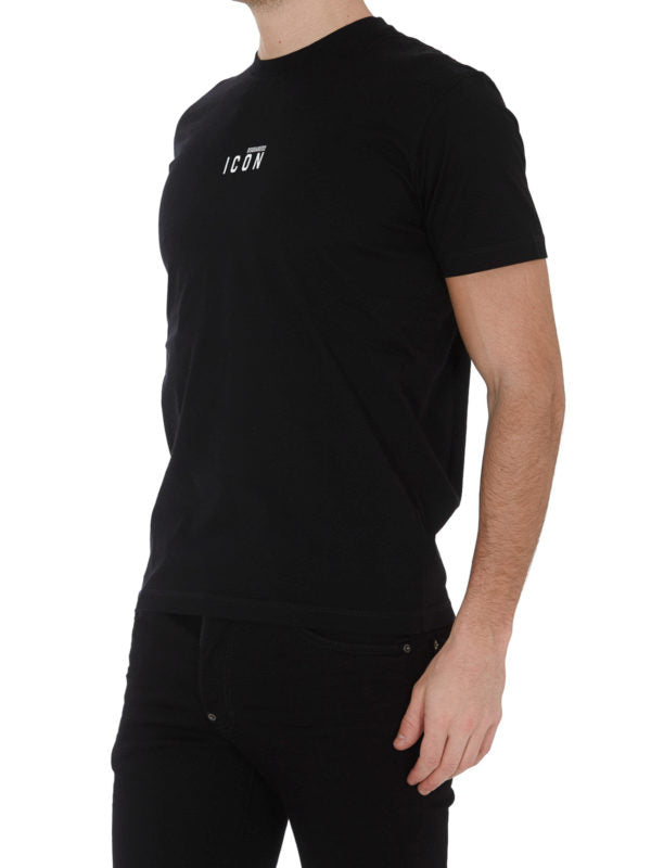 T-shirt In Cotone Stampa Icon