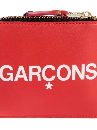Portamonete Huge Logo Rosso