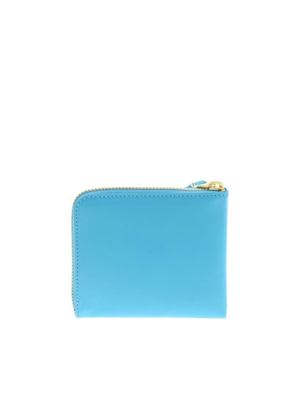 Porta Monete Azzurro Con Zip