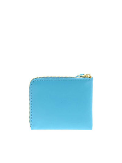 Porta Monete Azzurro Con Zip