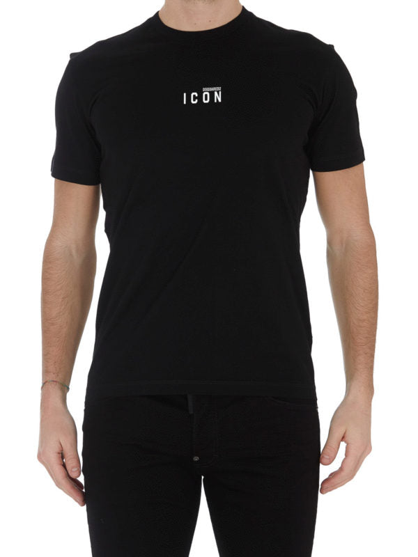 T-shirt In Cotone Stampa Icon