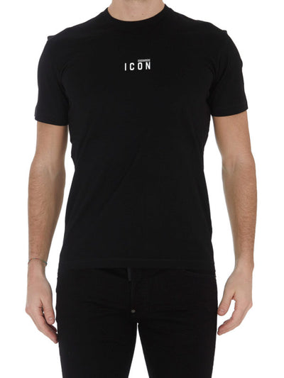 T-shirt In Cotone Stampa Icon