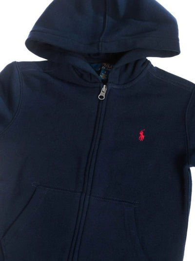 Felpa Navy Con Cappuccio