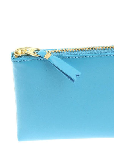 Porta Monete Azzurro Con Zip