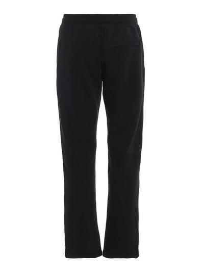 Joggers In Cotone Con Stampa Logo Dorata