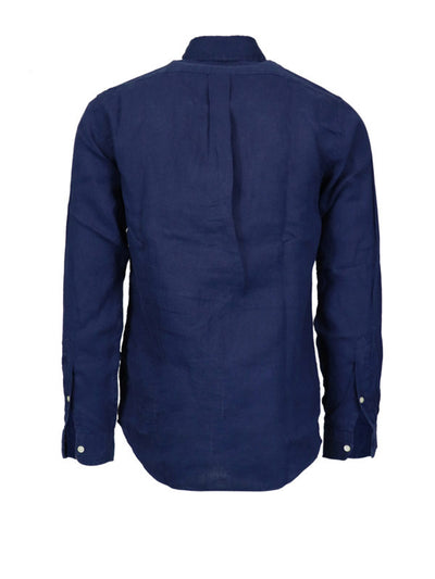 Camicia In Lino Navy
