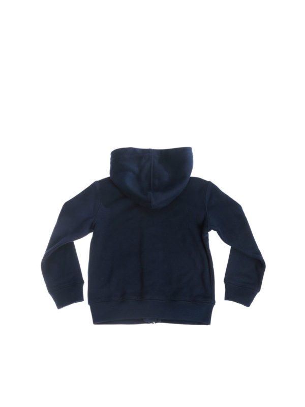 Felpa Navy Con Cappuccio