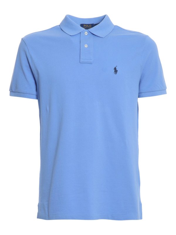 Polo Con Ricamo Logo Sul Petto