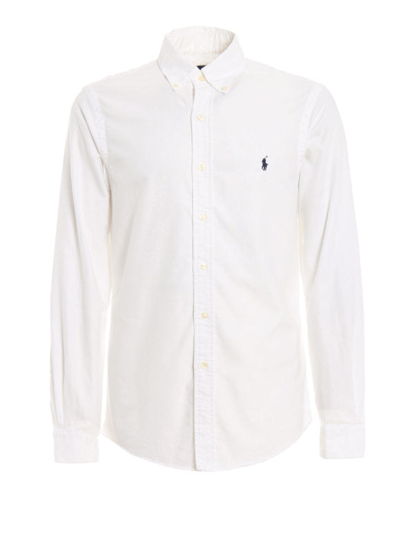 Camicia Oxford B/d In Cotone Bianco