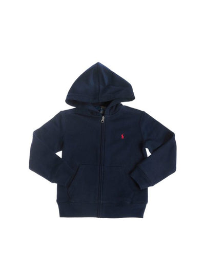 Felpa Navy Con Cappuccio